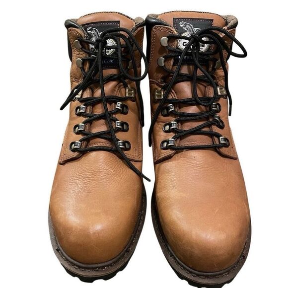 Georgia Boot Mens Steel Toe Safety Work 12M Brown Comfort Core Anti Impact G6315 main image 12